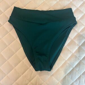 Turquoise high rise bottoms